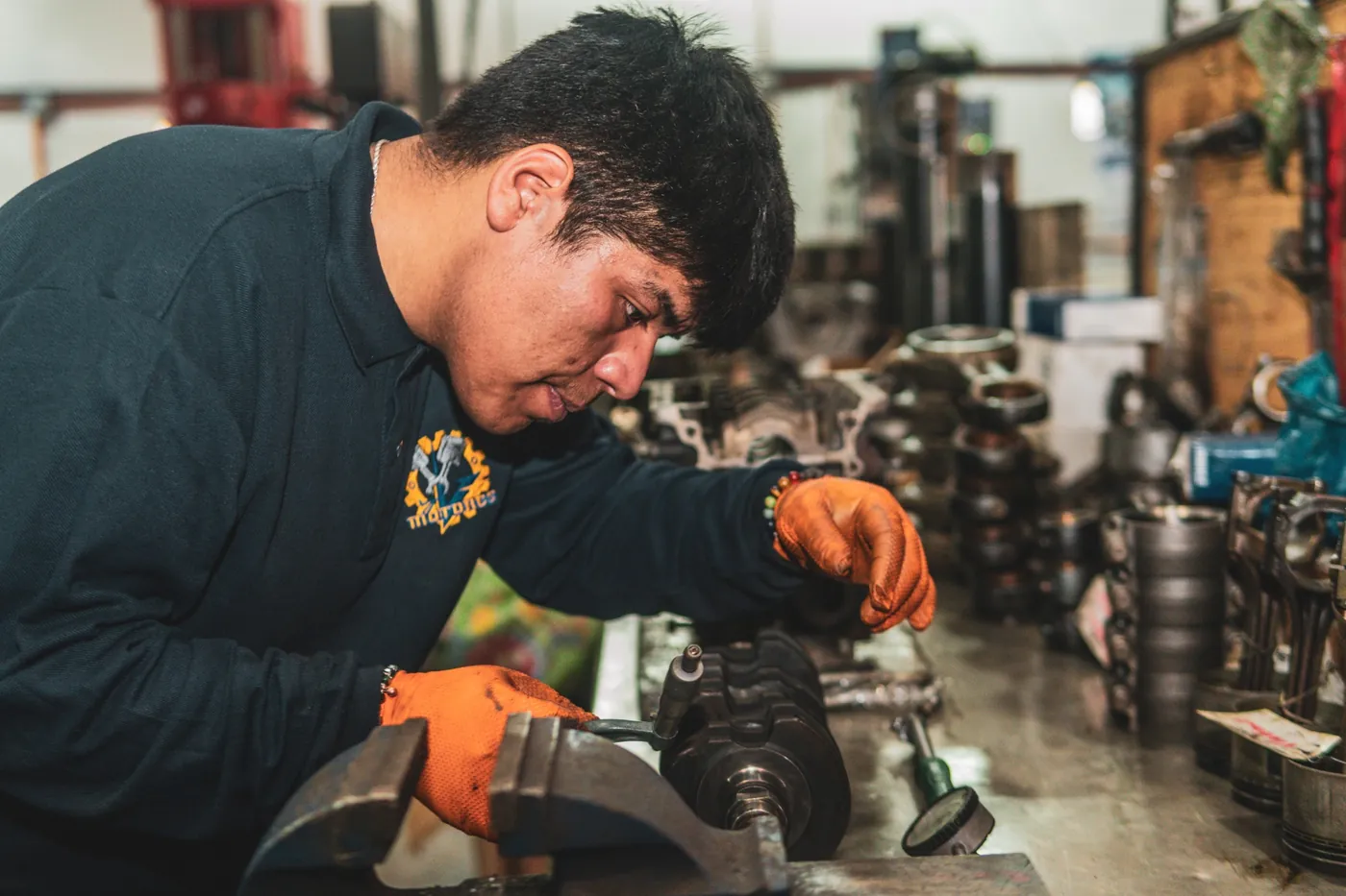 Control de tolerancias en el armado del motor
